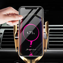Load image into Gallery viewer, Smart Phone Holder + Fast Wireless Charger + GPS Locator + Infrared Sensors + Bluetooth + Automatic Smart Induction Clamping + Power Protection - Mega Discount Store Ghana