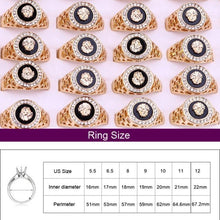 Load image into Gallery viewer, Hip Hop 18K Gold Plated Lion Head Rhinestone Ring (Gold) - Mega Discount Store Ghana