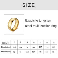 Load image into Gallery viewer, Fashion Jewelry Exquisite Tungsten Steel Multi-section Gold Ring - Mega Discount Store Ghana
