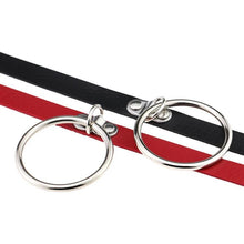 Load image into Gallery viewer, Punk O-shaped Big Ring Popular Leather Necklace Collar, Random Color Delivery - Mega Discount Store Ghana