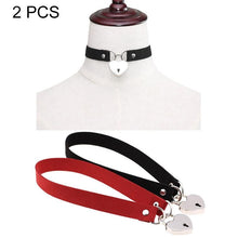 Load image into Gallery viewer, Simple Punk Style Love Lock Flannel Sexy Necklace Collar, Random Color Delivery - Mega Discount Store Ghana