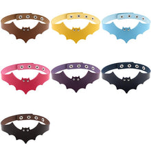 Load image into Gallery viewer, Popular Bat Styling Leather Necklace Collar, Random Color Delivery - Mega Discount Store Ghana