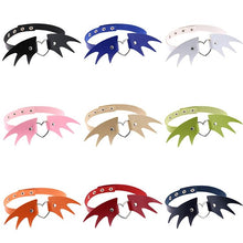 Load image into Gallery viewer, Punk Style Fashion Demon Wing Styling Leather Necklace Collar, Random Color Delivery - Mega Discount Store Ghana
