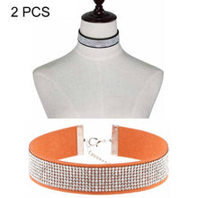 Load image into Gallery viewer, Popular Fashion Flannel Diamonds Necklace Collar, Random Color Delivery - Mega Discount Store Ghana