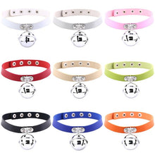 Load image into Gallery viewer, Punk Style Rock Leather Collar Bell Female Clavicle Neck Necklace, Random Color Delivery - Mega Discount Store Ghana
