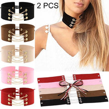 Load image into Gallery viewer, Simple Collar Fashion Female Velvet Ribbon Collar Bone Necklace, Random Color Delivery - Mega Discount Store Ghana