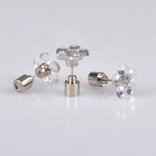 Load image into Gallery viewer, 2 PCS Fashion Style LED Plum Blossom Earrings Fashion Jewelry Flash Earrings - Mega Discount Store Ghana