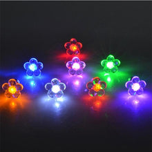 Load image into Gallery viewer, 2 PCS Fashion Style LED Plum Blossom Earrings Fashion Jewelry Flash Earrings - Mega Discount Store Ghana