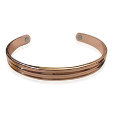 Load image into Gallery viewer, Style Lovers Open Bracelet Rose Gold Plating Magnetic Health Bracelet, Size: 8mm*17cm - Mega Discount Store Ghana