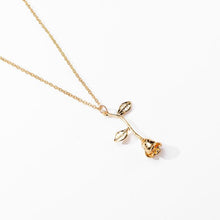 Load image into Gallery viewer, Valentines Day Gift Rose Flower Pendant Jewelry Chain Necklace - Mega Discount Store Ghana