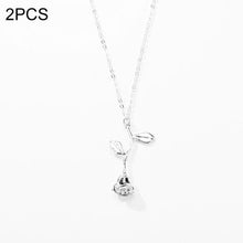 Load image into Gallery viewer, Valentines Day Gift Rose Flower Pendant Jewelry Chain Necklace - Mega Discount Store Ghana