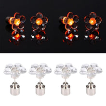 Load image into Gallery viewer, Fashion Plum Blossom LED Earrings Glowing Light Up Earring Stud(Orange) - Mega Discount Store Ghana