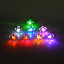 Load image into Gallery viewer, Fashion Plum Blossom LED Earrings Glowing Light Up Earring Stud(Orange) - Mega Discount Store Ghana