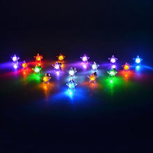Load image into Gallery viewer, Fashion Five-pointed Star Shape LED Earrings Glowing Light Up Earring Stud(Orange) - Mega Discount Store Ghana