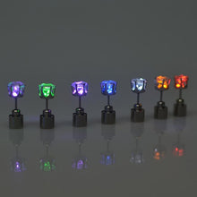 Load image into Gallery viewer, Fashion LED Earrings Glowing Light Up Diamond Earring Stud(Orange) - Mega Discount Store Ghana