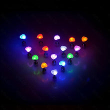 Load image into Gallery viewer, Fashion Heart Shape LED Earrings Glowing Light Up Earring Stud(Orange) - Mega Discount Store Ghana