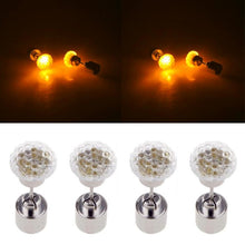 Load image into Gallery viewer, Fashion Round Shape LED Earrings Glowing Light Up Earring Stud(Orange) - Mega Discount Store Ghana