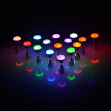Load image into Gallery viewer, Fashion Round Shape LED Earrings Glowing Light Up Earring Stud(Orange) - Mega Discount Store Ghana