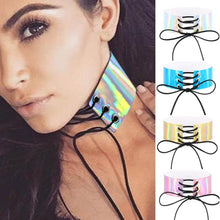 Load image into Gallery viewer, Simple Sexy Bound Collar Fashion Laser Skin Glowing Necklace, Random Color Delivery - Mega Discount Store Ghana