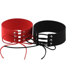 Load image into Gallery viewer, Simple Punk Sexy Bound Collar Fashion Velvet Collar Bone Necklace, Random Color Delivery - Mega Discount Store Ghana