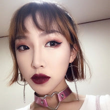 Load image into Gallery viewer, Harajuku Laser Heart Shape Collar Glowing Choker Necklace, Random Color Delivery - Mega Discount Store Ghana