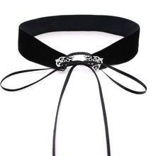 Load image into Gallery viewer, Fashion Street-snap Collar Hollow Alloy Velvet Choker Necklace, Random Color Delivery - Mega Discount Store Ghana