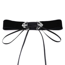Load image into Gallery viewer, Fashion Street-snap Collar Hollow Alloy Velvet Choker Necklace, Random Color Delivery - Mega Discount Store Ghana