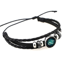 Load image into Gallery viewer, Hand-knitted Beaded Retro DIY Bracelet Capricorn Constellation Leather Punk Fashion Bracelet - Mega Discount Store Ghana