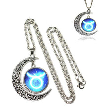 Load image into Gallery viewer, Fashion Starry Sky Moon Gem Constellation Necklace - Mega Discount Store Ghana