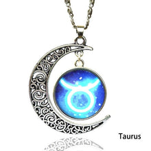 Load image into Gallery viewer, Fashion Starry Sky Moon Gem Constellation Necklace - Mega Discount Store Ghana