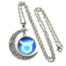 Load image into Gallery viewer, Fashion Starry Sky Moon Gem Constellation Necklace - Mega Discount Store Ghana