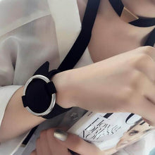 Load image into Gallery viewer, 2 PCS Simple Round Velvet Bracelet Fashion Metal Wristband Bracelet, Random Color Delivery - Mega Discount Store Ghana