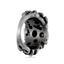 Load image into Gallery viewer, Fashion Plated Old Silver Flower with Colored Crystal Ring for Women Silver with Diamond - Mega Discount Store Ghana