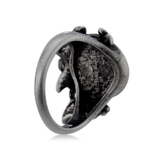 Load image into Gallery viewer, Classic Butterfly Rose Inlay Purple Crystal Ring for Women Silver with Diamond - Mega Discount Store Ghana
