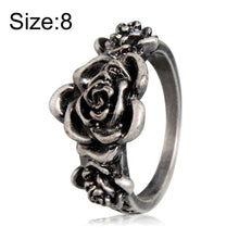 Load image into Gallery viewer, Plated Ancient Silver Three Rose Ring for Women Silver without Diamond - Mega Discount Store Ghana