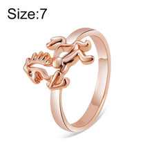 Load image into Gallery viewer, Rose Gold-Plated Pony Ring for Women Gold without Diamond - Mega Discount Store Ghana