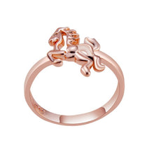 Load image into Gallery viewer, Rose Gold-Plated Pony Ring for Women Gold without Diamond - Mega Discount Store Ghana