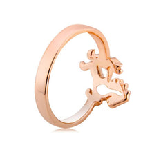 Load image into Gallery viewer, Rose Gold-Plated Pony Ring for Women Gold without Diamond - Mega Discount Store Ghana