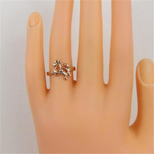 Load image into Gallery viewer, Rose Gold-Plated Pony Ring for Women Gold without Diamond - Mega Discount Store Ghana