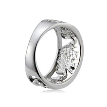 Load image into Gallery viewer, Openwork Silver Plated Three Elephant Alloy Ring Silver with Diamond - Mega Discount Store Ghana