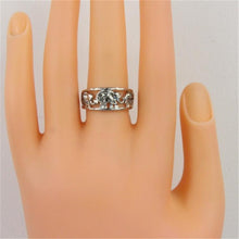 Load image into Gallery viewer, Openwork Silver Plated Three Elephant Alloy Ring Silver with Diamond - Mega Discount Store Ghana