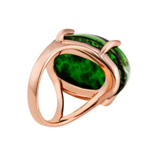 Load image into Gallery viewer, Gold Plated with Clear Glass and Gold-Plated Ring for Women Gold with Gemstone. - Mega Discount Store Ghana