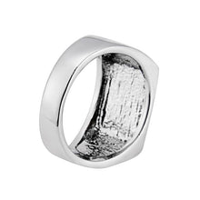 Load image into Gallery viewer, Silver-Plated Rectangular Studded Zircon Ring for Women Silver with Diamond - Mega Discount Store Ghana