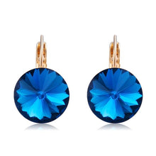 Load image into Gallery viewer, 1 Pair Round Crystal Earrings for Female - Mega Discount Store Ghana