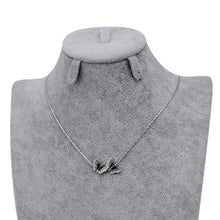 Load image into Gallery viewer, Butterfly Style Alloy + Crystal Pendant Necklace - Mega Discount Store Ghana