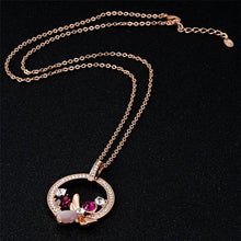 Load image into Gallery viewer, Zircon Copper Ring Copper Alloy Pendant Necklace - Mega Discount Store Ghana