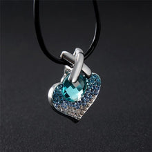 Load image into Gallery viewer, Cross + Heart Pendant Necklace - Mega Discount Store Ghana