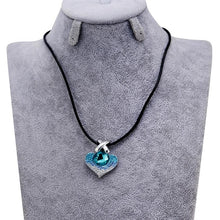 Load image into Gallery viewer, Cross + Heart Pendant Necklace - Mega Discount Store Ghana