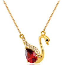 Load image into Gallery viewer, Fashion Crystal Swan-shaped Pendant Necklace - Mega Discount Store Ghana