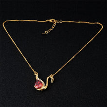Load image into Gallery viewer, Fashion Crystal Swan-shaped Pendant Necklace - Mega Discount Store Ghana